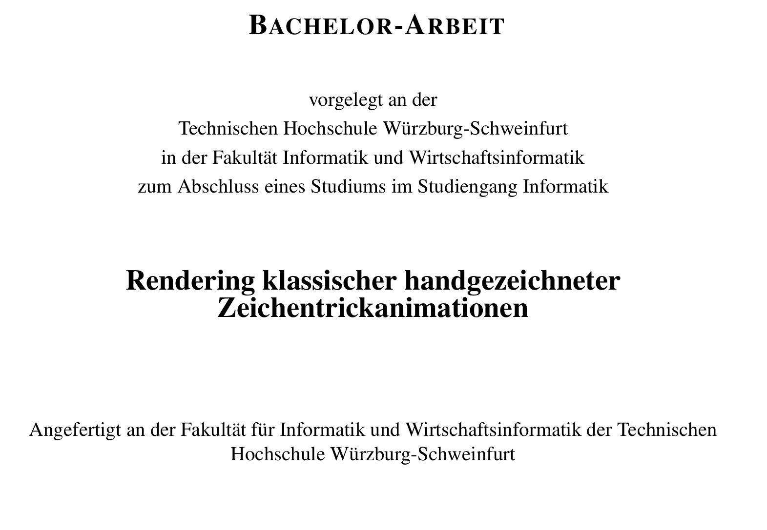 Bachelor thesis PDF document