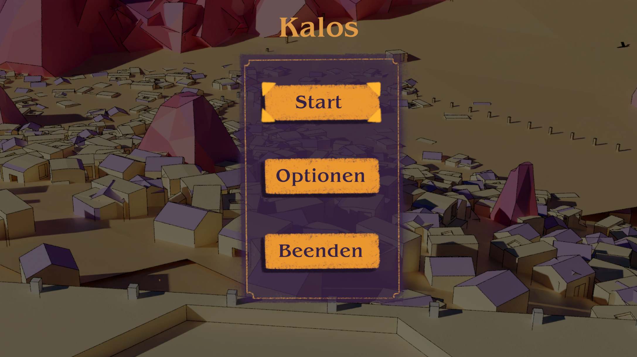 KALOS game title screen